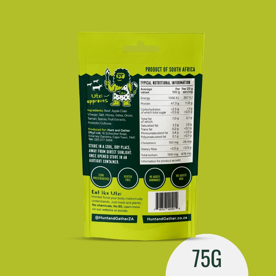 2 X Packs of H&G - Biltong (Chilli Stokkies) - Small