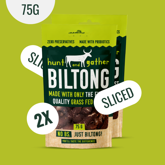 2 X Packs of H&G - Biltong  (Sliced) - Small