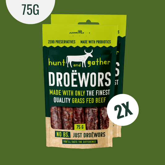 2 X Packs of H&G - Droëwors - Small